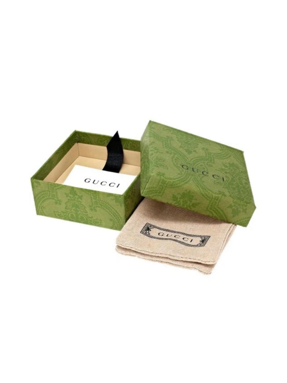 NWT Gucci Silver-Tone Cufflinks with Deep Blue Lapis Stones - Picture 6 of 6